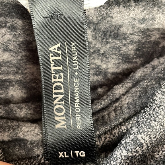 Mondetta Quality Brown Cropped Mock Turtleneck Sweatshirt w/Thumb Holes - XL - Picture 12 of 14